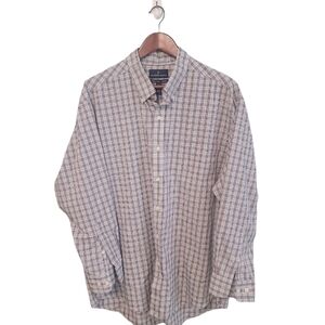 Buttoned Down Mens Classic‎ Casual Career Dress Shirt Size 18.5 34